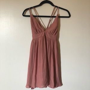 Adorable neutral pink dress